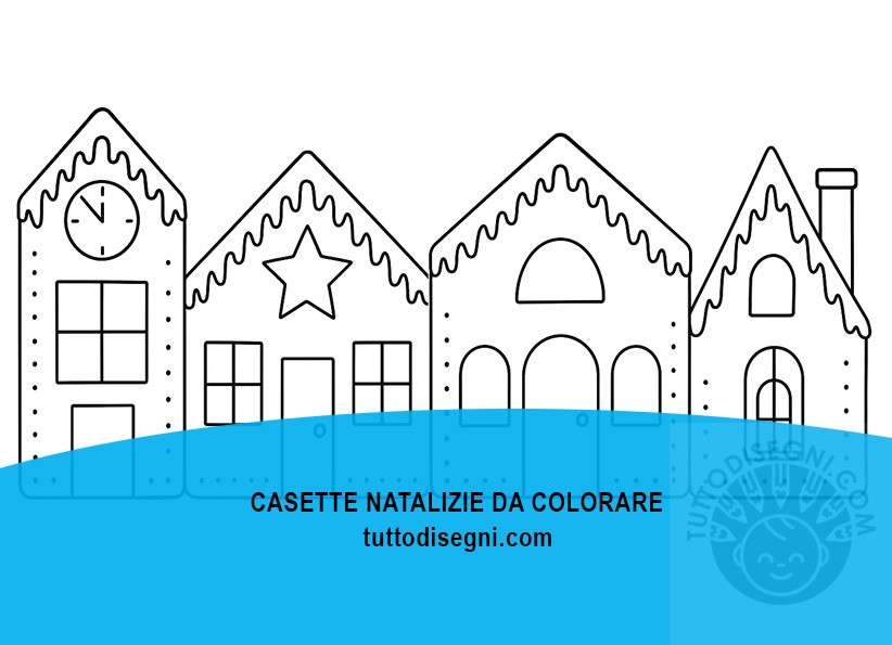 casette natalizie in fila