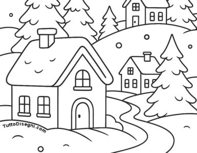 Paesaggio natalizio con neve 13 paesaggio natalizio con neve