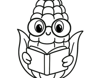 Pannocchia che legge un libro 4 pannocchia con libro