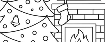 scena natalizia con camino
