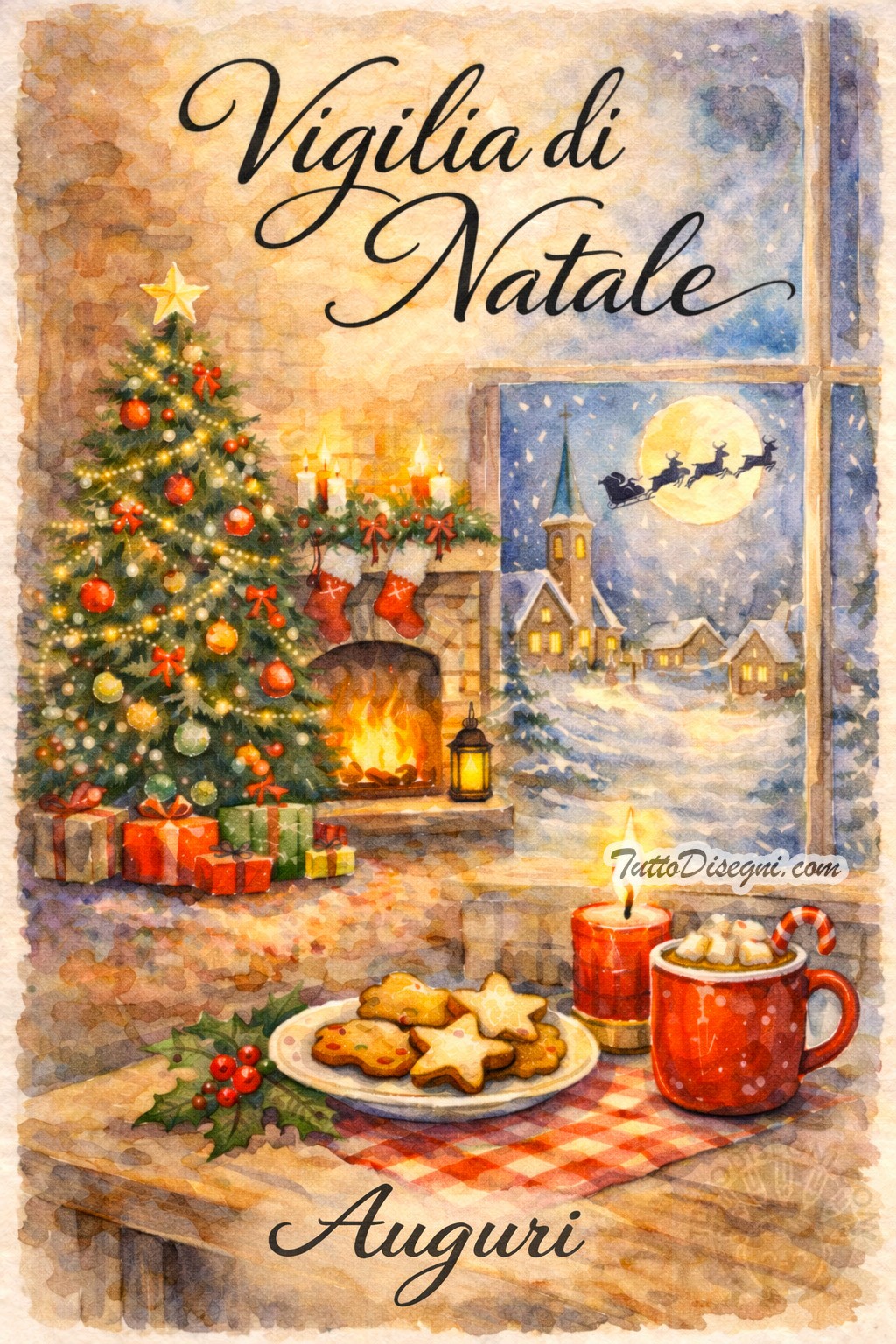 Immagini di auguri per la Vigilia di Natale 9 vigilia di natale in famiglia