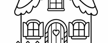 casa da colorare