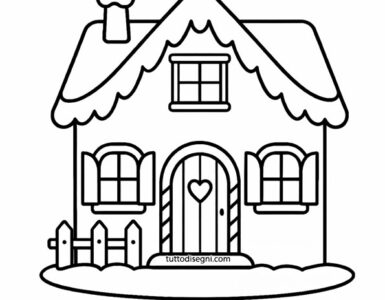 Casa da colorare 4 casa da colorare
