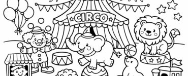 circo da colorare