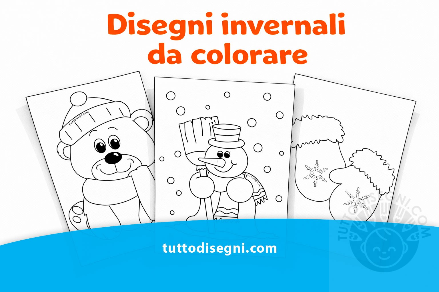 disegni invernali da colorare
