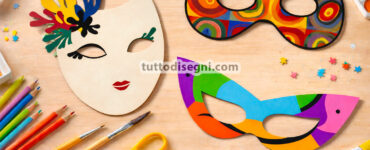 maschere artistiche da stampare