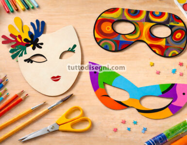 maschere artistiche da stampare