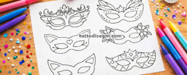 modelli maschere da ballo 1
