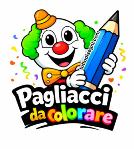 pagliacci da colorare