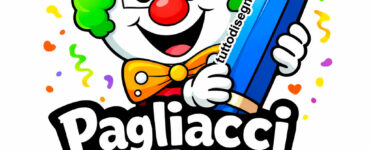 pagliacci da colorare