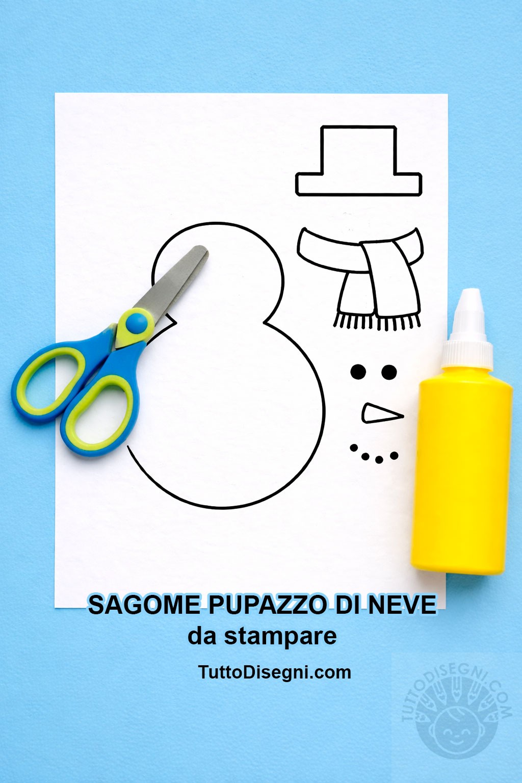 Sagome pupazzo di neve 3 pupazzo di neve sagome