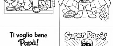 scene con papa da colorare