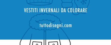 vestiti invernali da colorare