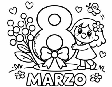 Disegni 8 Marzo per la Scuola dell’Infanzia 4 8 marzo disegni infanzia