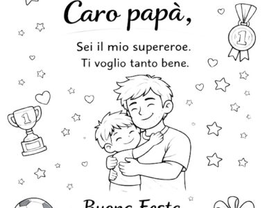biglietto con dedica papa