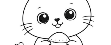 conigli kawaii di pasqua con uova