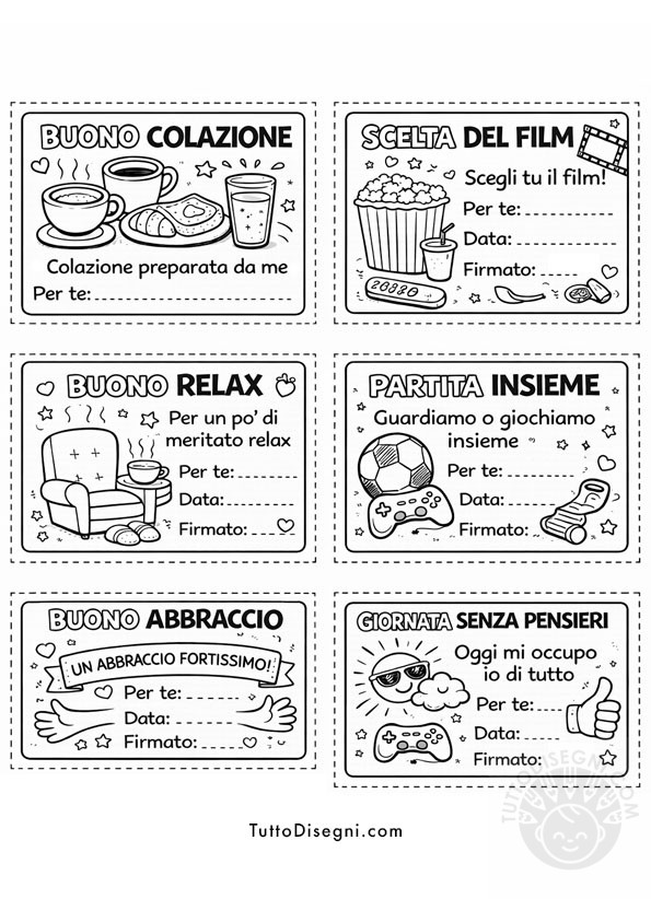 coupon regalo per la festa del papa