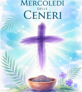 mercoledi delle ceneri con croce di cenere