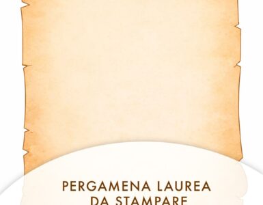 pergamena laurea a colori
