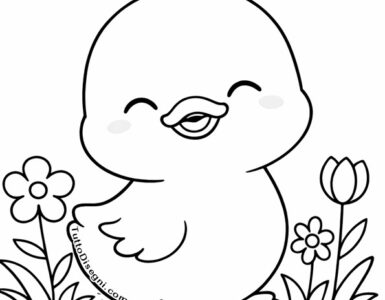 Anatroccolo da colorare 7 anatroccolo da colorare