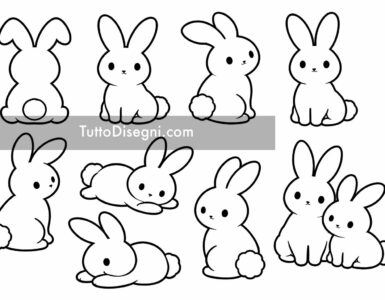 conigli disegni