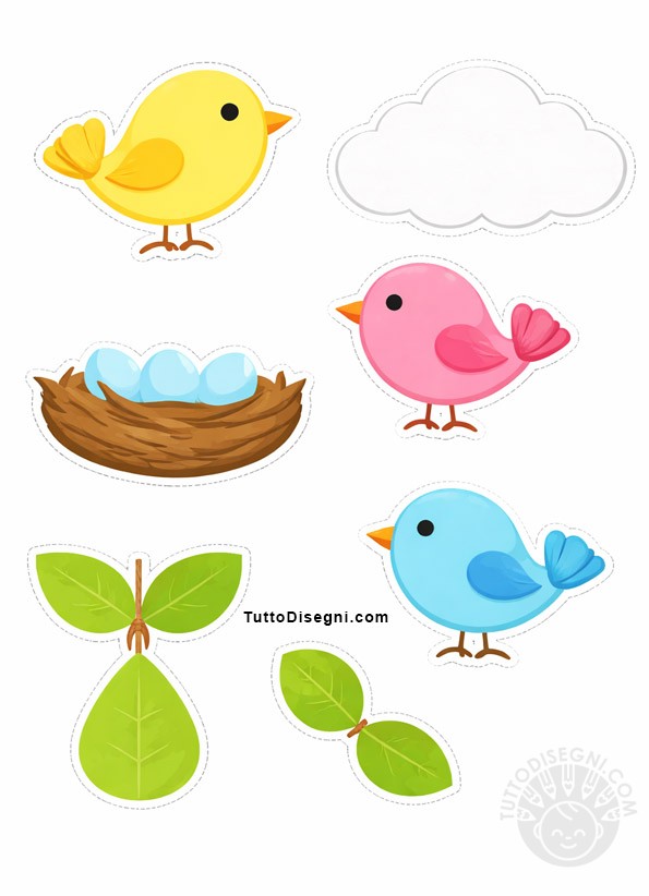 disegni decorazione primaverile