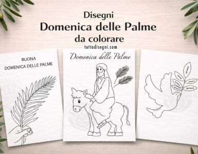 disegni domenica delle palme