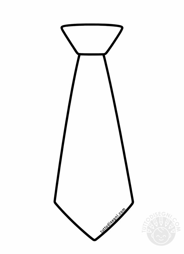 Disegno cravatta 3 disegno cravatta da colorare