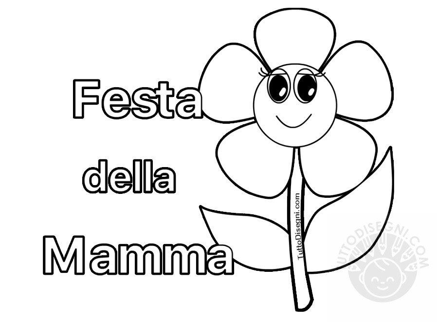 disegno facile per la mamma