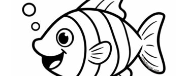 pesce da colorare