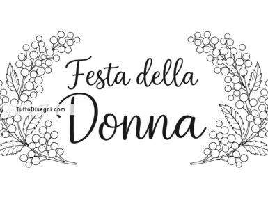 scritta festa della donna