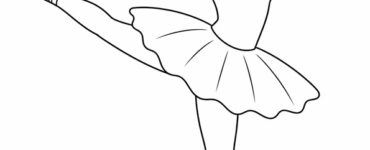 ballerina da colorare