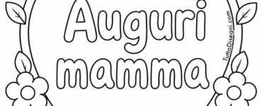 disegno con uccellini per la mamma