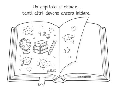 disegno fine anno classe terza da stampare