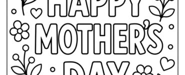 happy mothers day da colorare