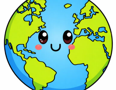 pianeta terra cartoon