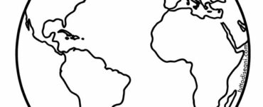 pianeta terra da colorare
