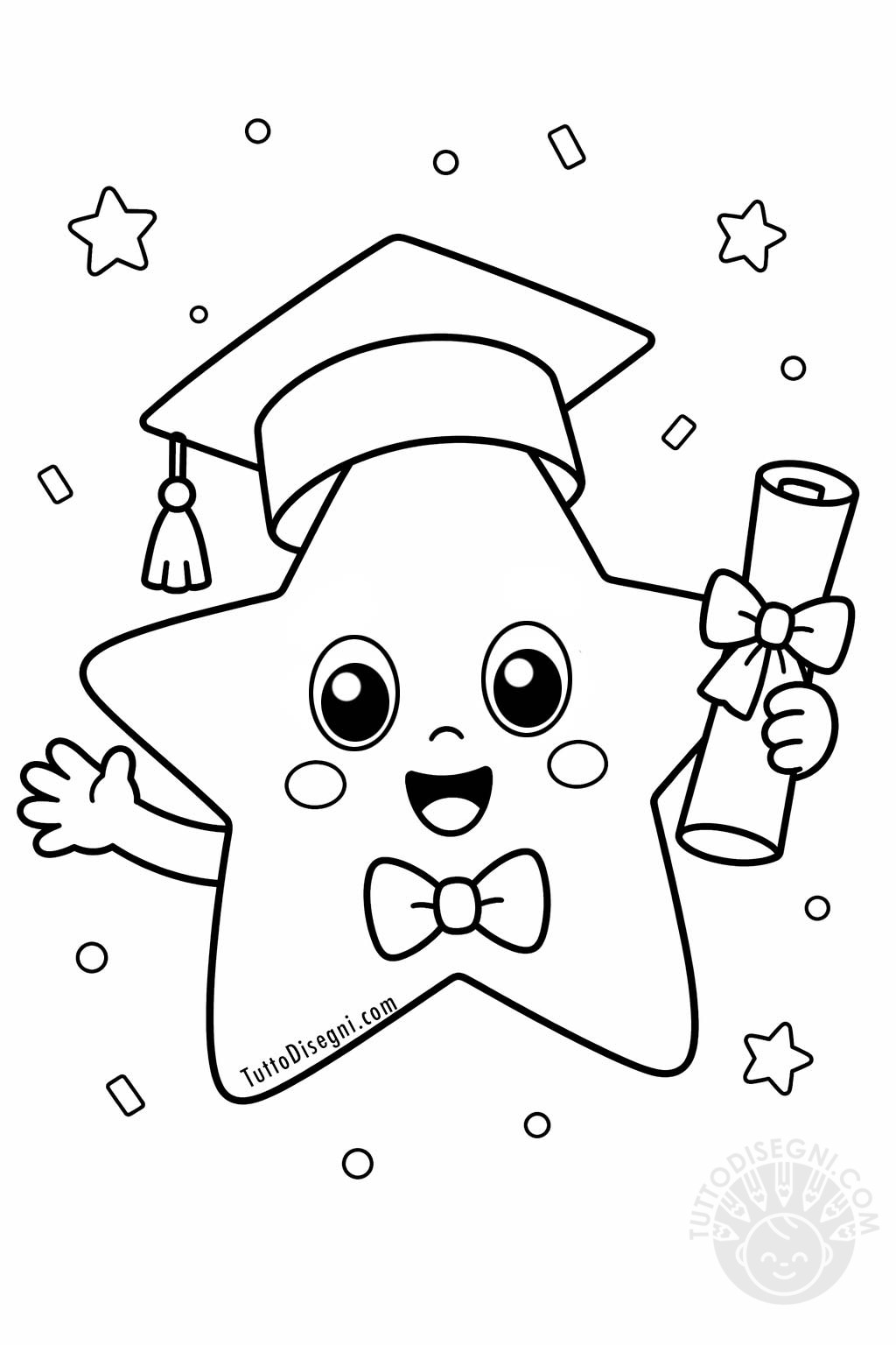 stella con cappello di laurea 1