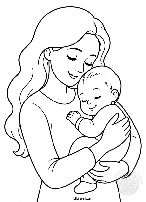 abbraccio madre figlio