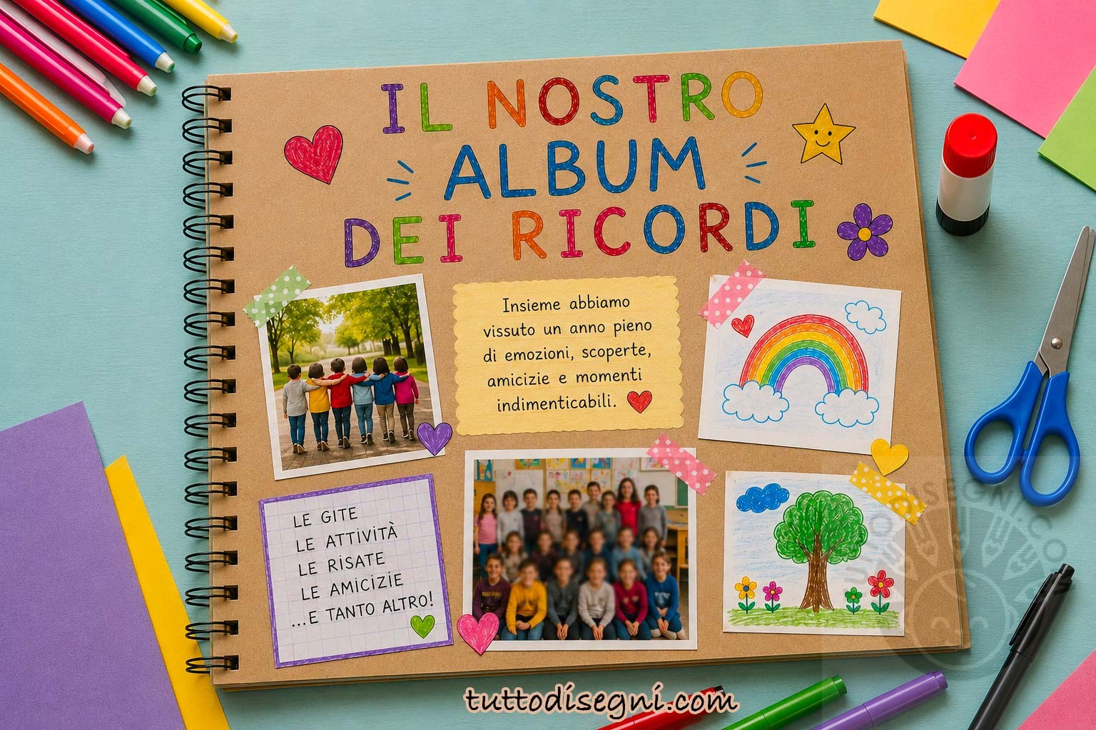 album ricordi anno scolastico