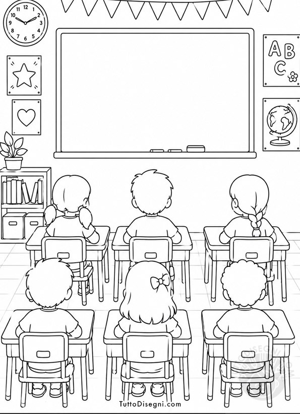 bambini in classe