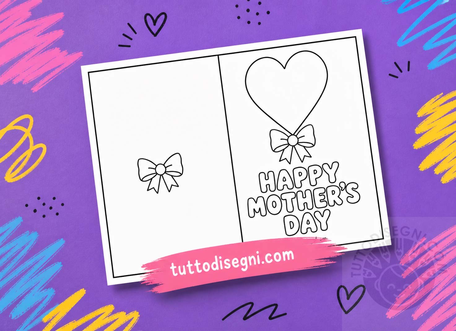 biglietto in inglese per la festa della mamma