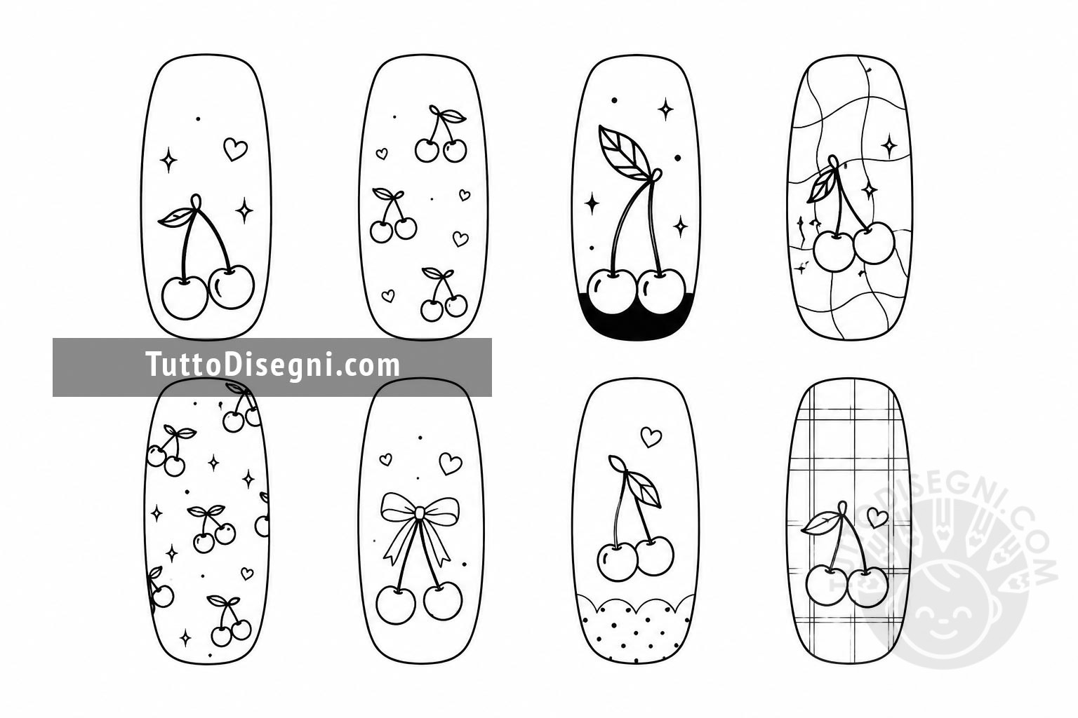 Cherry Nails idee unghie con ciliegie 8 cherry nails unghie con ciliegie