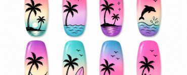 mini palme nail art