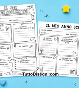 schede di fine anno scolastico
