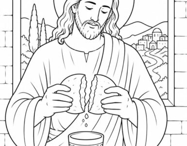 gesu spezza il pane