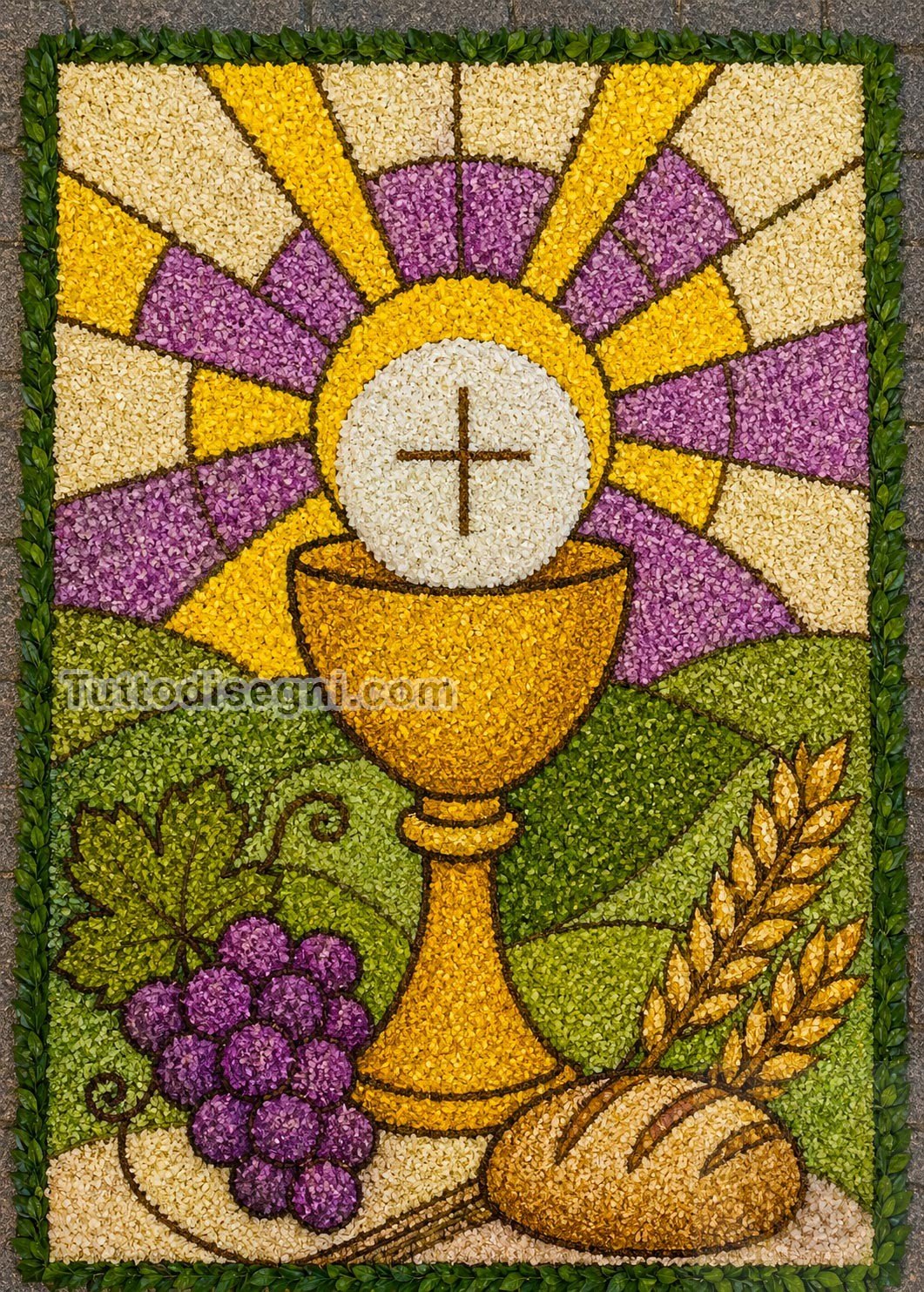 idea infiorata del corpus domini