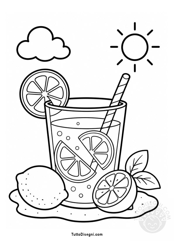 Limonata da colorare 3 Limonata da colorare
