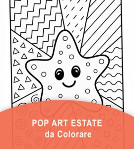 pop art estate da colorare