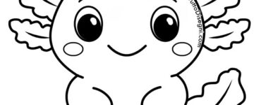 axolotl da colorare